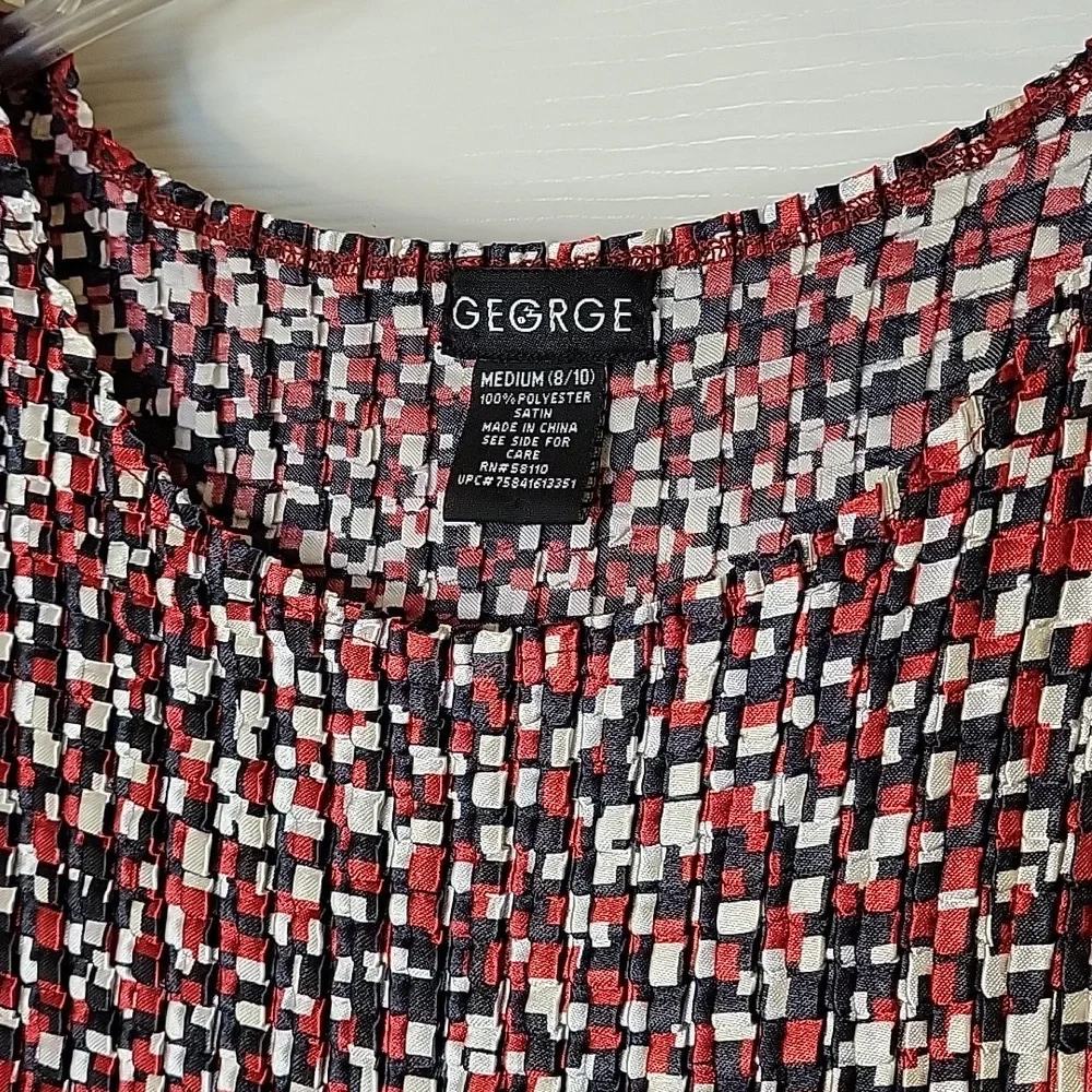 George fabric gathered